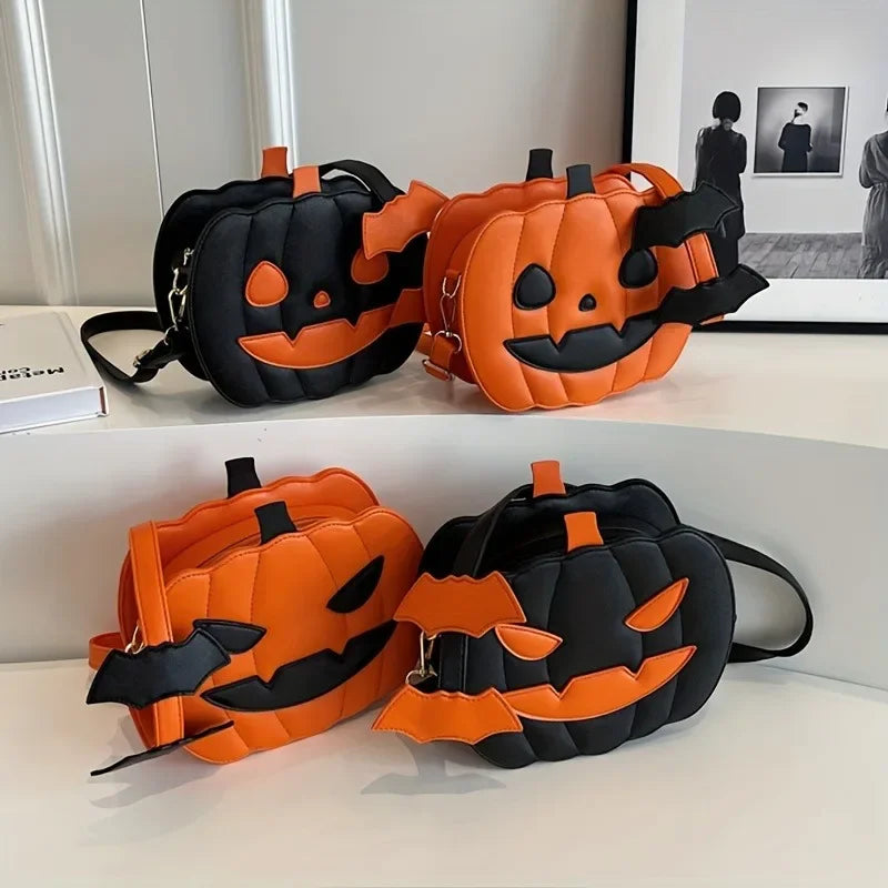 Halloween Pumpkin Crossbody Purse