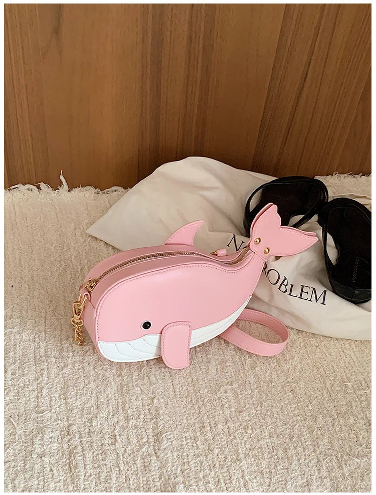 Cute Shark Crossbody & Clutch Bag | Novelty Purse for Women