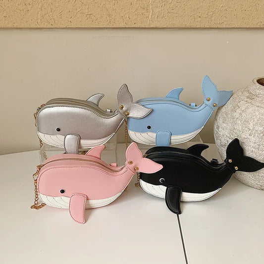Cute Shark Crossbody & Clutch Bag | Novelty Purse for Women