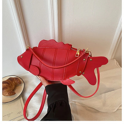3D Fish Clutch & Crossbody Bag | Novelty Fish Purse for Women