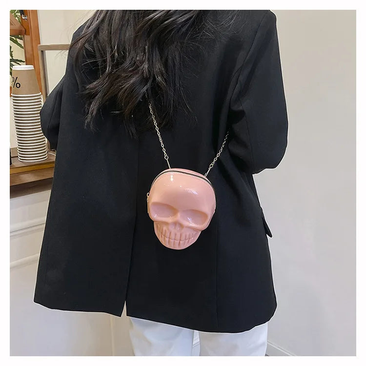Halloween Skull Crossbody Bag | Cute Gothic Novelty Purse