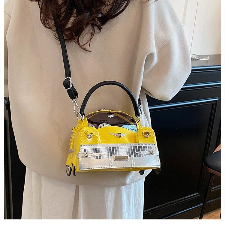 Fashion Creative PU Square Shoulder & Crossbody Bags for Women 2026 Hot SaleLarge Capacity Retro Design Personality Handbags