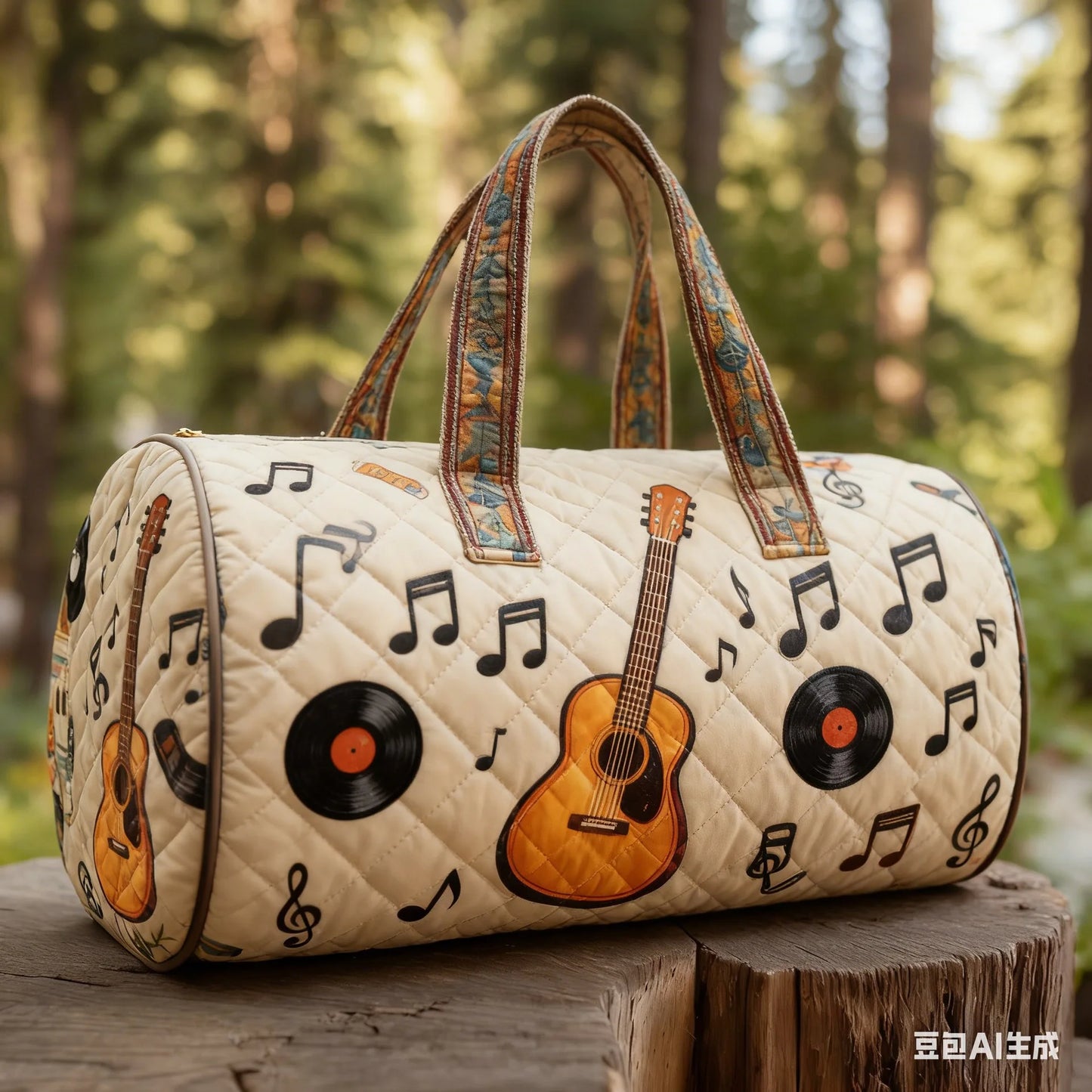 3D Printed Quilted Bags Personalized Gifts Custom Bags daily fashion Handbag Tote Bag Training Travel Bag Beach Hiking Camping