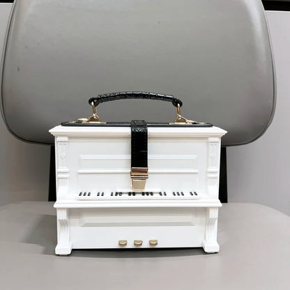 Piano Shaped Handbag for Women | Unique Clutch Statement Purse