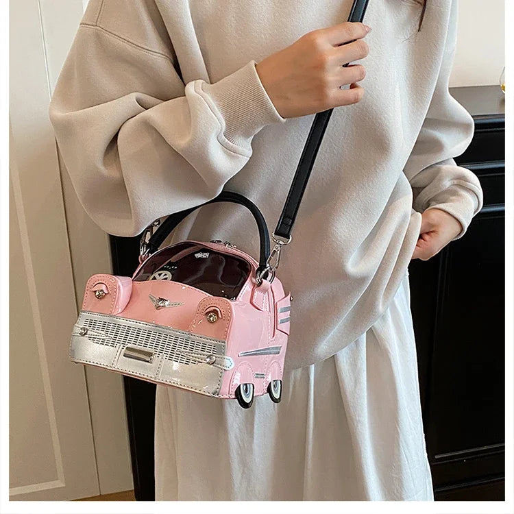 Fashion Creative PU Square Shoulder & Crossbody Bags for Women 2026 Hot SaleLarge Capacity Retro Design Personality Handbags