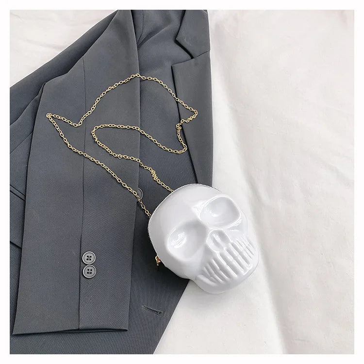 Halloween Skull Crossbody Bag | Cute Gothic Novelty Purse