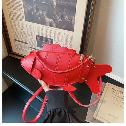 3D Fish Clutch & Crossbody Bag | Novelty Fish Purse for Women
