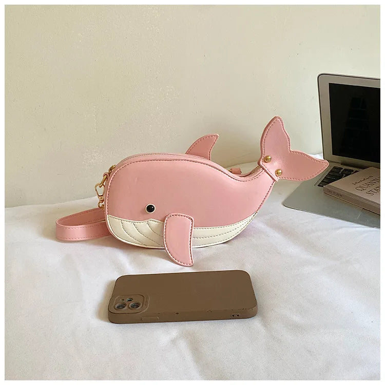 Cute Shark Crossbody & Clutch Bag | Novelty Purse for Women