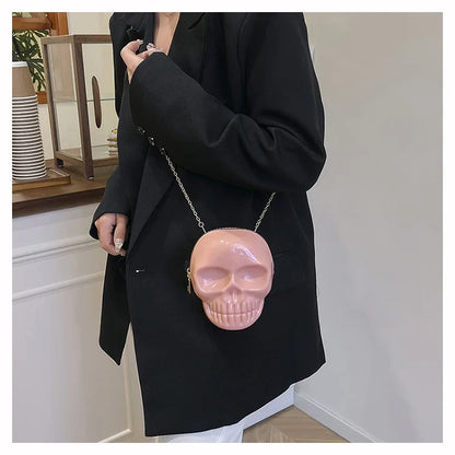 Halloween Skull Crossbody Bag | Cute Gothic Novelty Purse