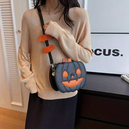Halloween Pumpkin Crossbody Purse