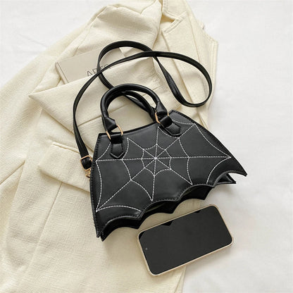 Gothic Spider Web Crossbody Bag