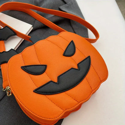 Halloween Pumpkin Crossbody Purse
