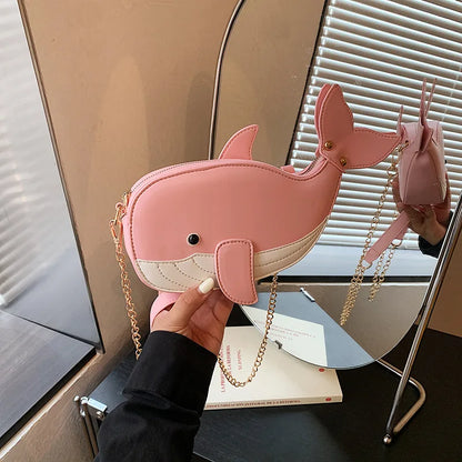 Cute Shark Crossbody & Clutch Bag | Novelty Purse for Women