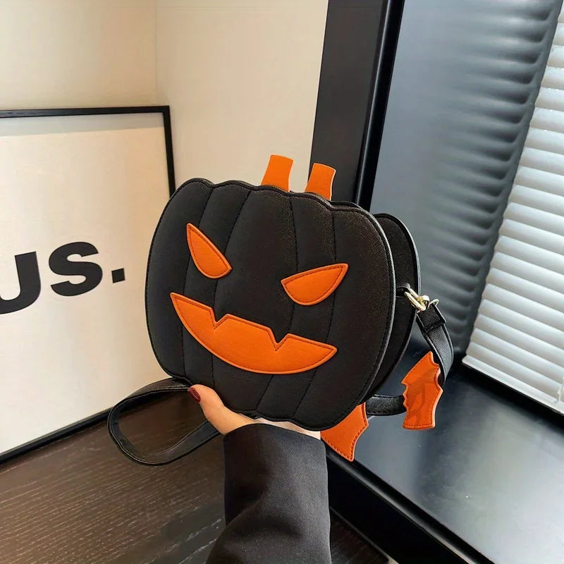 Halloween Pumpkin Crossbody Purse