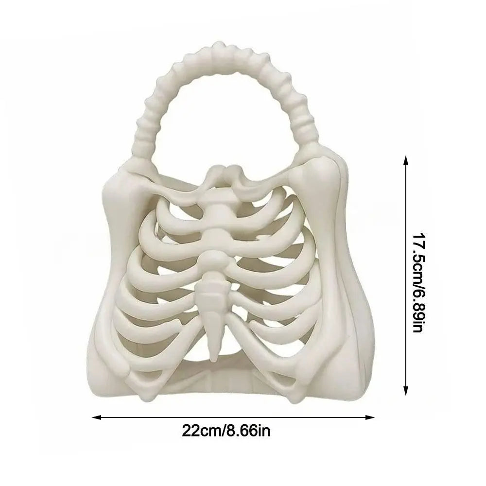 Skeleton Rib Cage Halloween Bag