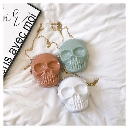 Halloween Skull Crossbody Bag | Cute Gothic Novelty Purse