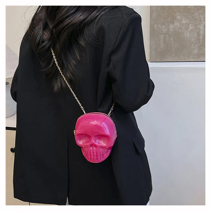 Halloween Skull Crossbody Bag | Cute Gothic Novelty Purse