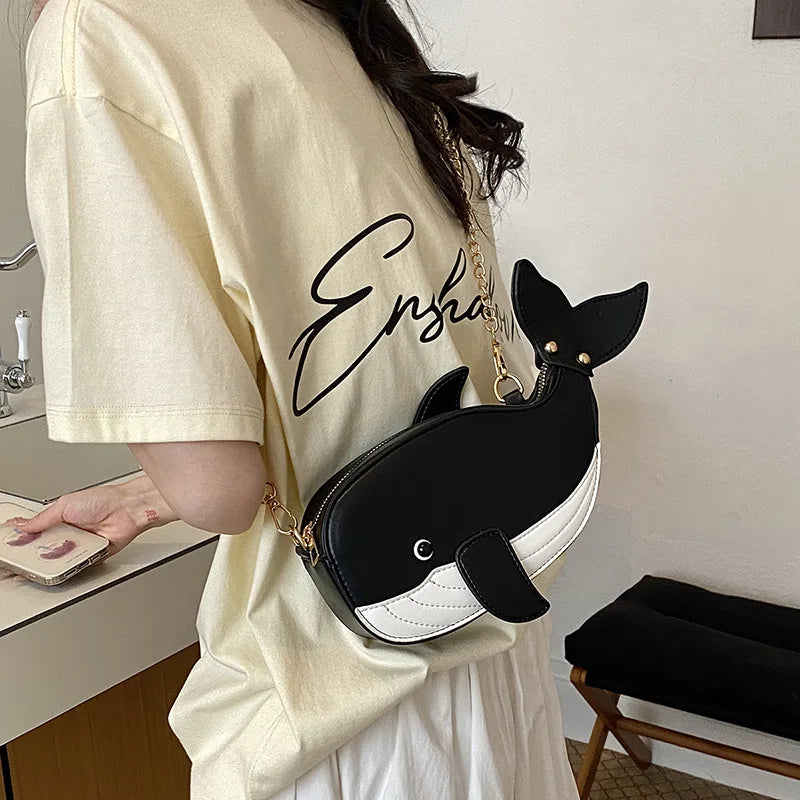 Cute Shark Crossbody & Clutch Bag | Novelty Purse for Women