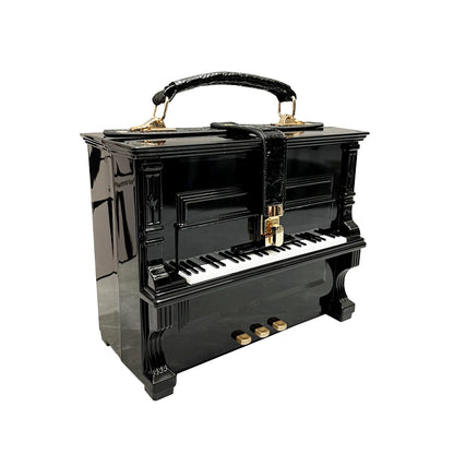 Piano Shaped Handbag for Women | Unique Clutch Statement Purse