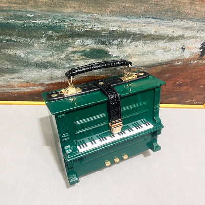 Piano Shaped Handbag for Women | Unique Clutch Statement Purse