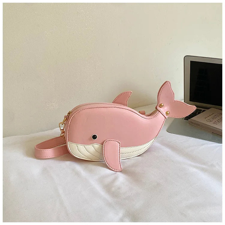 Cute Shark Crossbody & Clutch Bag | Novelty Purse for Women
