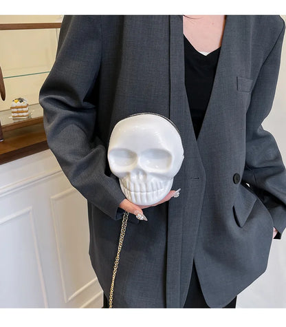 Halloween Skull Crossbody Bag | Cute Gothic Novelty Purse