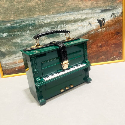 Piano Shaped Handbag for Women | Unique Clutch Statement Purse