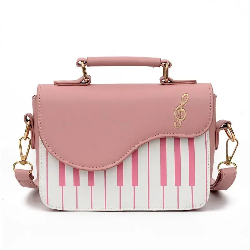 Women's Shoulder Bag Korean Piano Design Women Shoulder Bags PU Leather Messenger Bag Handbag Fashion Corssbody Bag